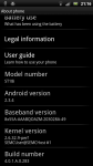 Xperia ray Android 2.3.4