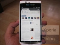 White Xperia arc S