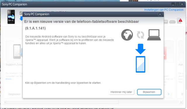Xperia T update