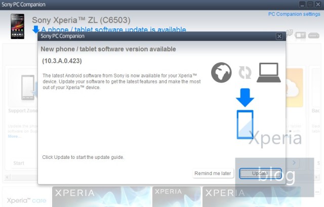 Xperia ZL 4.2.2 update
