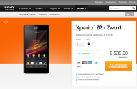 Xperia ZR netheralnds