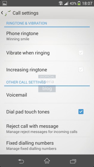 Call settings_JB