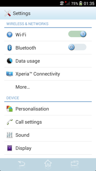Xperia theme - Blue Water_5_result