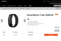 SmartBand Talk in stock