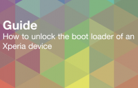 Guide to unlock Xperia bootloader