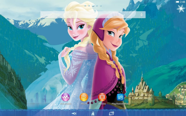 Frozen Elsa&Anna Xperia Theme_4_result