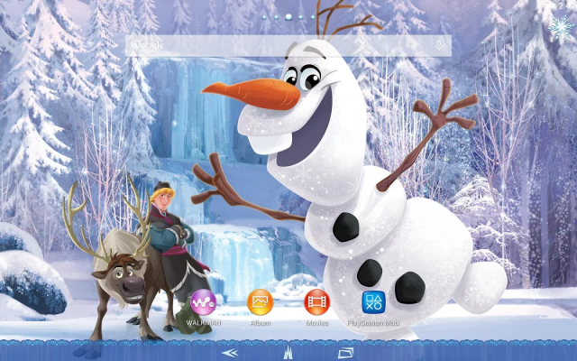 Frozen Olaf Xperia Theme_4_result
