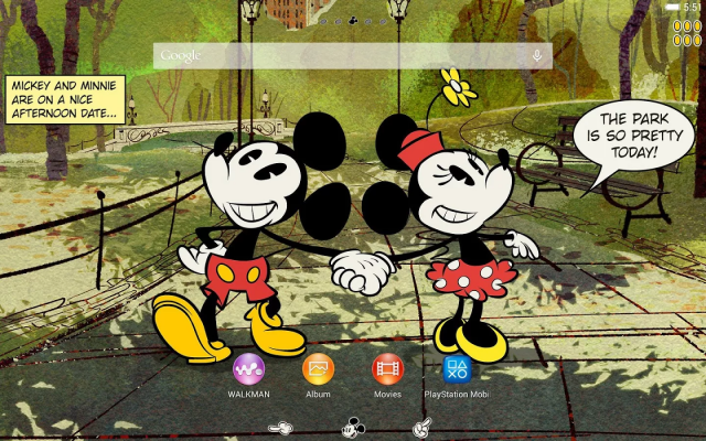 Mickey New York Xperia Theme_4_result