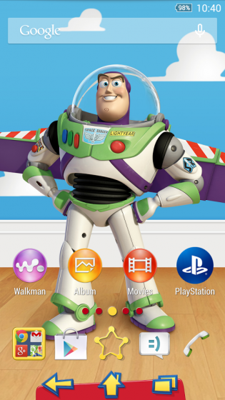 Toy Story Buzz Xperia Theme_2_result