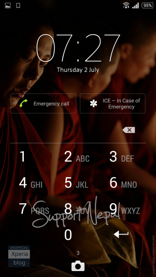 Support Nepal Xperia Theme_1