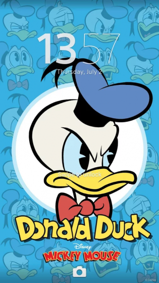 Donald Duck Xperia Theme_3_result