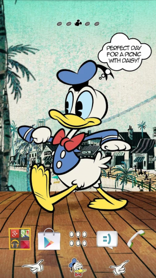 Donald Duck Xperia Theme_4_result
