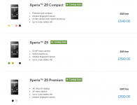 Xperia Z5 UK pricing