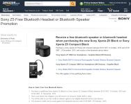 Amazon UK Xperia Z5 Offer