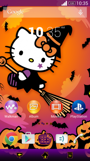 Hello Kitty Halloween Xperia Theme_2_result