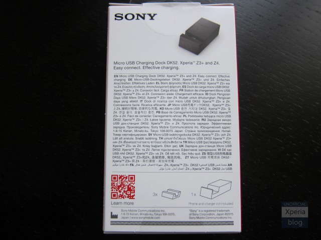 Sony DK52 Micro USB Charging Dock_2