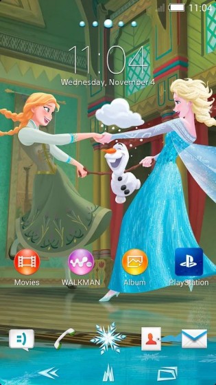 Frozen Dancing Xperia Theme_4_result