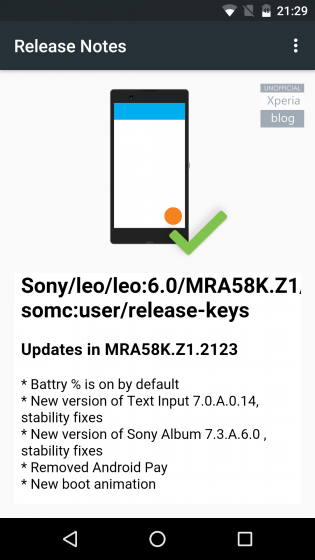 New Marshmallow Concept build () adds new boot animation |  Xperia Blog