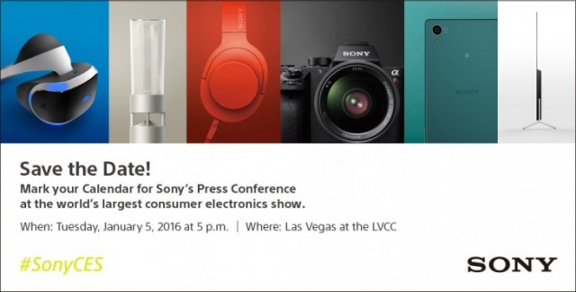 Sony CES 2016 Invite