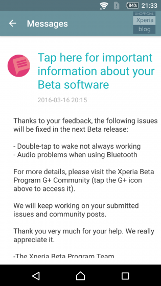 New Beta
