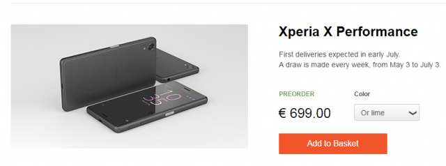 Xperia X Performance Sony Store FR