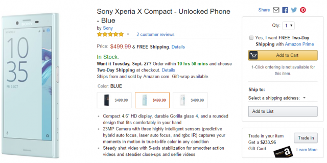 sony-xperia-x-compact-in-stock-usa