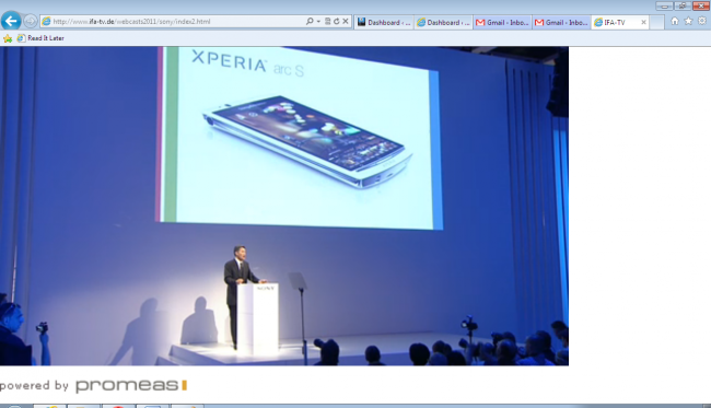 Xperia arc S