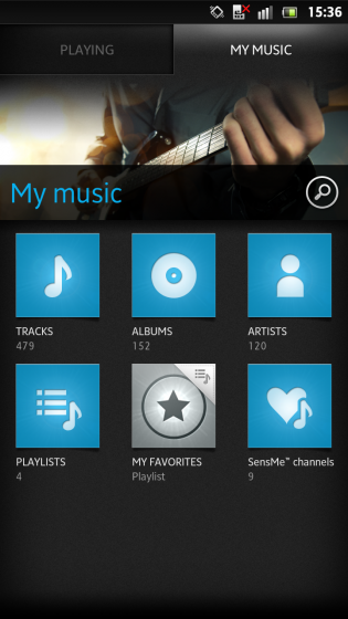 Xperia Music App