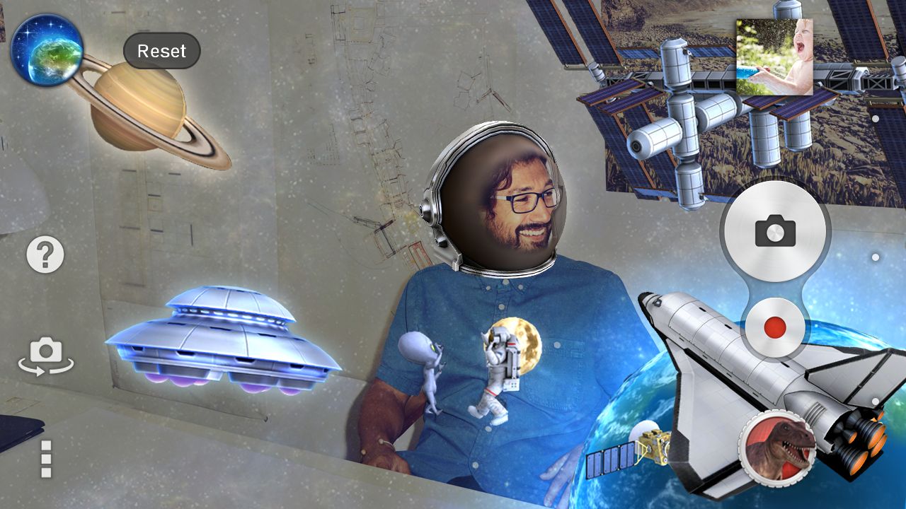 “Space” theme for AR effect app released Xperia Blog
