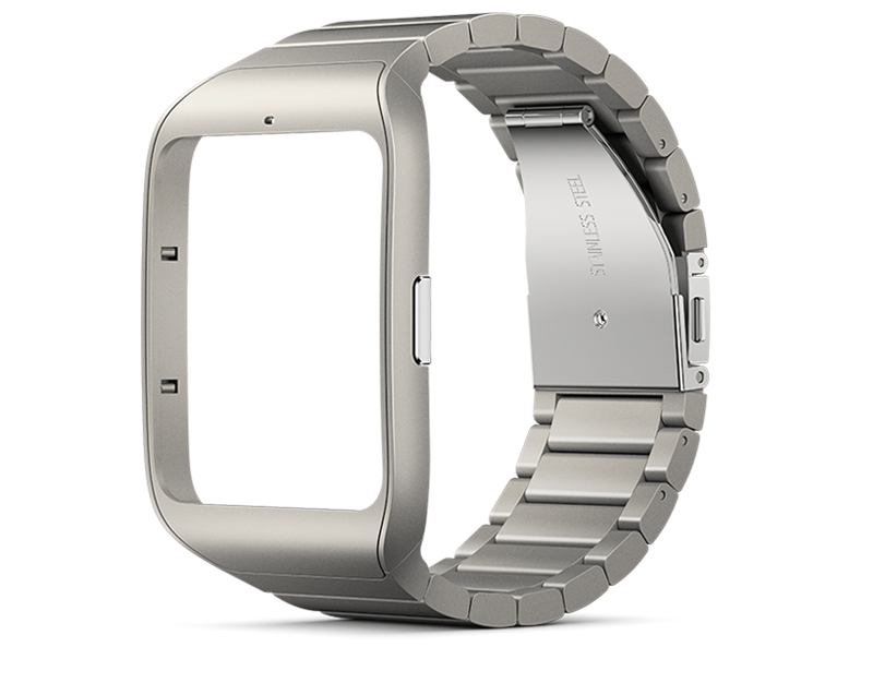 Stainless Steel Sony Smartwatch 3 Wrist 